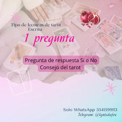 pregunta si o no PS Lectura de taro 1 pregunta